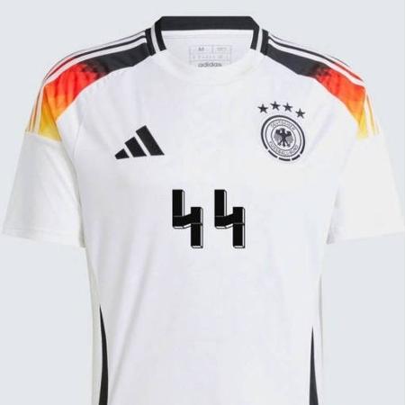 Camisa da Alemanha com número 44