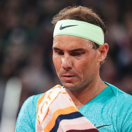 Rafael Nadal na primeira rodada de Roland Garros 2024