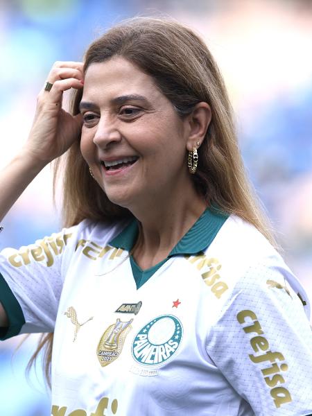 Leila Pereira, presidente do Palmeiras