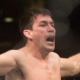 Demian Maia comemora após finalizar Carlos Condit no UFC Vancouver - Darryl Dyck/The Canadian Press