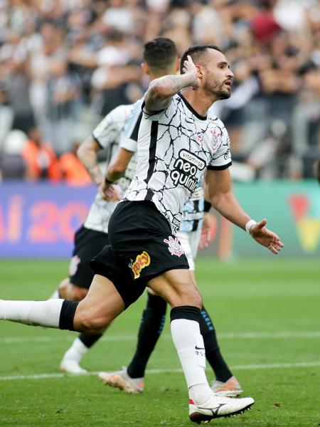 Renato Augusto comemora gol pelo Corinthians contra o Grêmio - Rodrigo Coca/Agência Corinthians