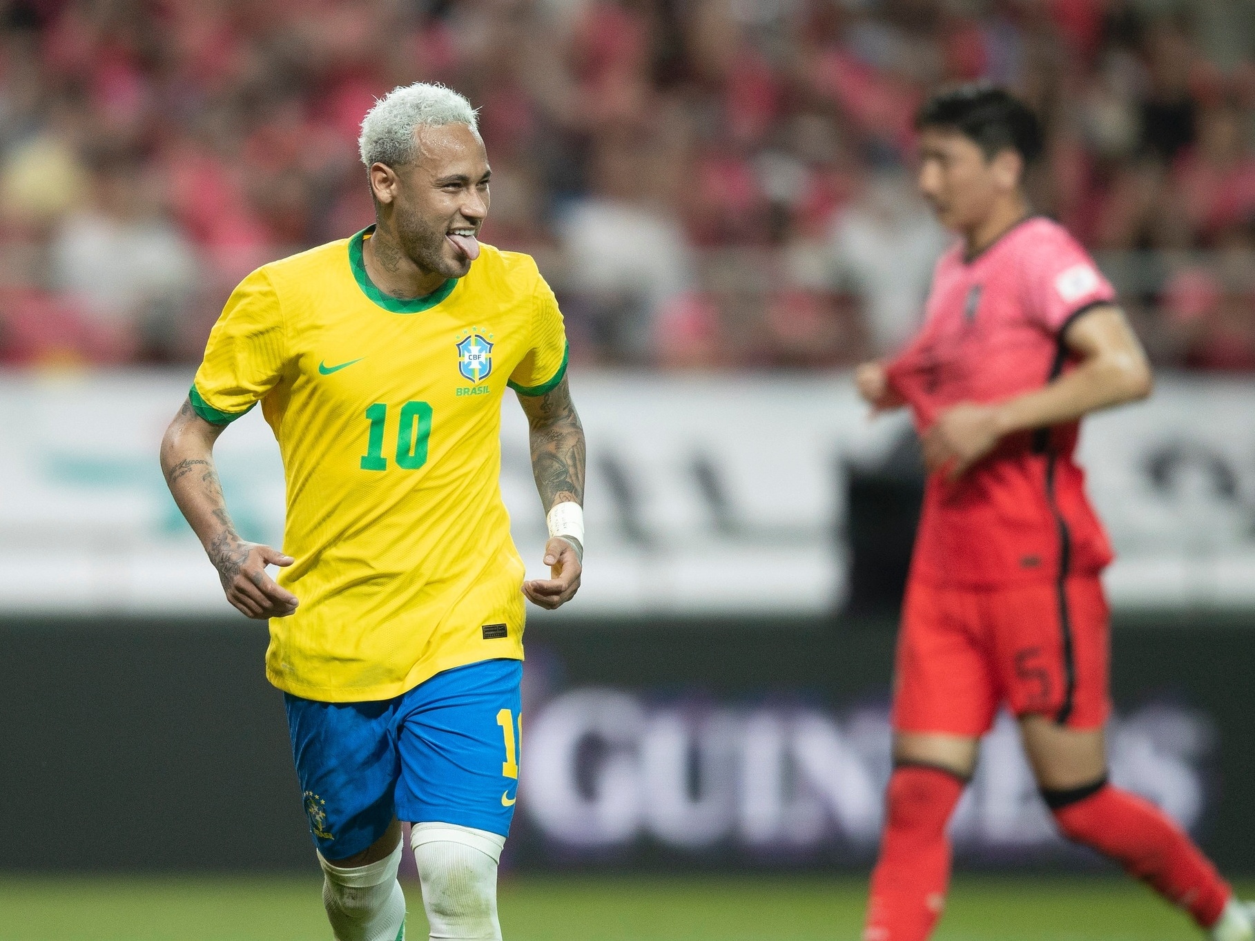 Brasil goleia Coreia do Sul em amistoso com dois gols de Neymar