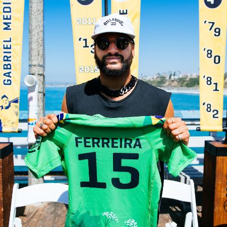 Italo Ferreira venceu a primeira bateria no WSL Finals 2022 - Pat Nolan/World Surf League