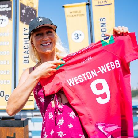 Tatiana Weston-Webb foi derrotada em sua primeira bateria no WSL Finals 2022 - Beatriz Ryder/World Surf League