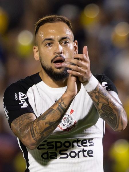 Maycon, do Corinthians, em ação durante jogo contra o Novorizontino Maycon, do Corinthians, em ação durante jogo contra o Novorizontino