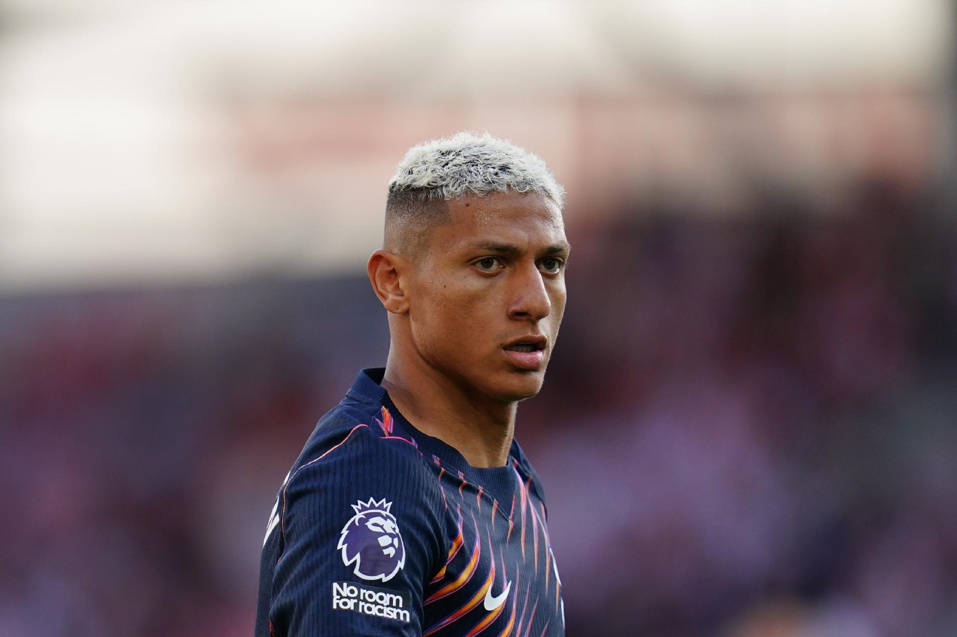 Richarlison, do Tottenham, em jogo contra o Brentford pelo Campeonato Inglês - undefined