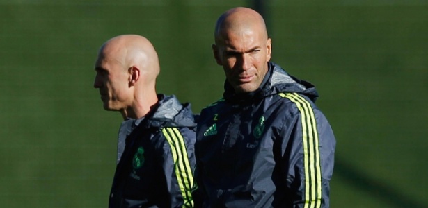 Zidane e o amigo Bettoni: os carecas que mandam no Real  - Gonzalo Arroyo Moreno/Getty Images