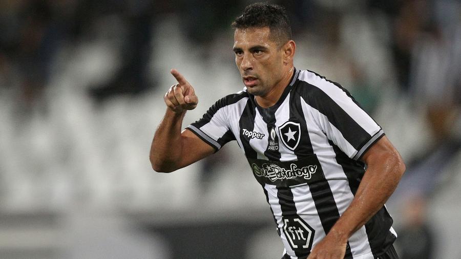 Diego Souza fez dois bons jogos, mas sofreu com a fase do time nos duelos seguintes - Vitor Silva/SSPress/Botafogo