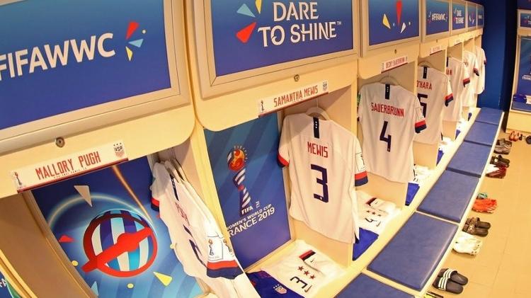 Entre as 14 seleções vestidas pela Nike na Copa 2019, apenas seis têm camisas à venda no Brasil - @USWNT/Twitter - @USWNT/Twitter