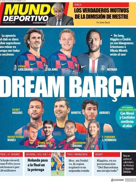 Time dos Sonhos do Barcelona - Imortais do Futebol