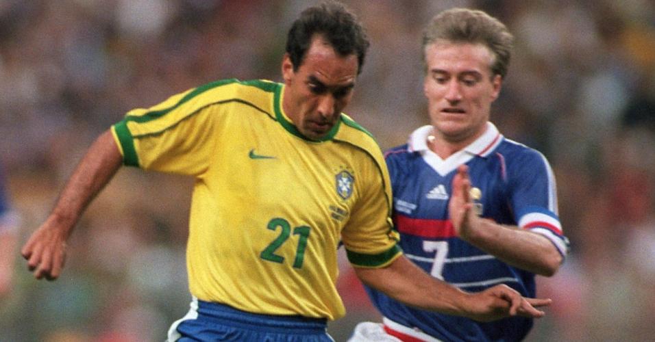 Edmundo se desculpa com Rivaldo por bronca na final da Copa do Mundo de 98 - Futebol - UOL Esporte