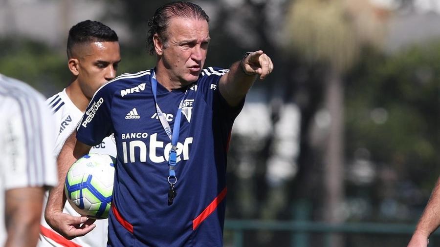 Cuca tem São Paulo pronto para clássico após semanas reservadas a treinos - Rubens Chiri / saopaulofc.net