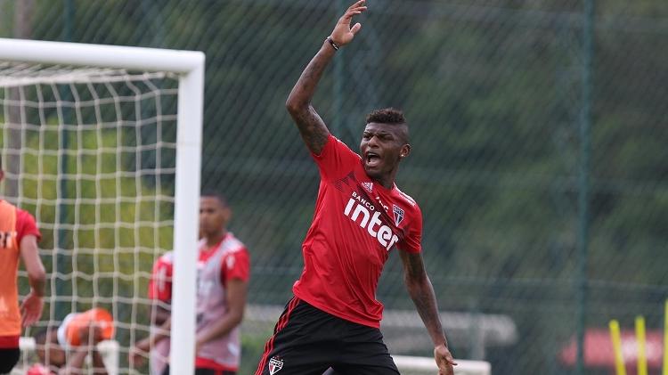 Arboleda chegou ao São Paulo em 2017 e alcançou números expressivos na defesa do clube nos anos seguintes -  Rubens Chiri / saopaulofc.net