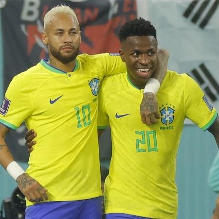 Neymar fica em 9º e Vini Jr em 11º no ranking de melhor do mundo; veja
