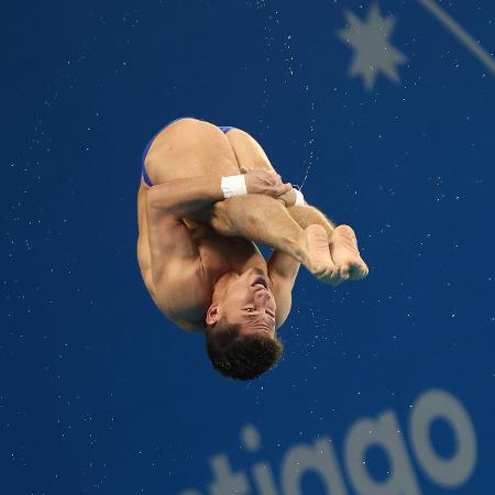 Randal Willars, do México, compete na plataforma 10m dos saltos ornamentais do Pan