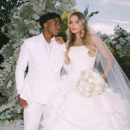 Endrick e Gabriely Miranda se casam Endrick e Gabriely Miranda se casam