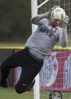 Walter treina nos Estados Unidos diante de placa da Klar - Daniel Augusto Jr/Agência Corinthians - Daniel Augusto Jr/Agência Corinthians