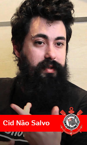 Cid, o dono do blog Não Salvo, tem um canal no Youtube com 320 mil inscritos e chegou a cumprir uma promessa depois que o Corinthians foi campeão da Libertadoes: deixou a barba crescer por um ano - Reprodução / Youtube