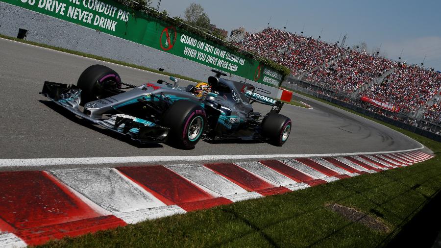 Lewis Hamilton teve um bom desempenho no GP do Canadá, em Montreal - REUTERS/Chris Wattie