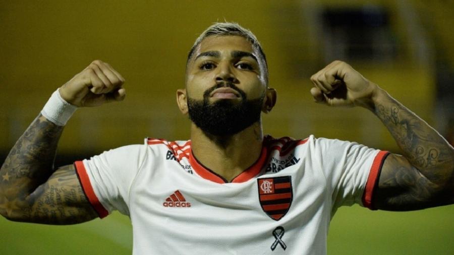 Gabigol comemora gol pelo Flamengo - Alexandre Vital/Flamengo/Divulgação