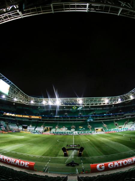 Allianz Parque está sem público há um ano pela pandemia - Divulgação/ Conmebol