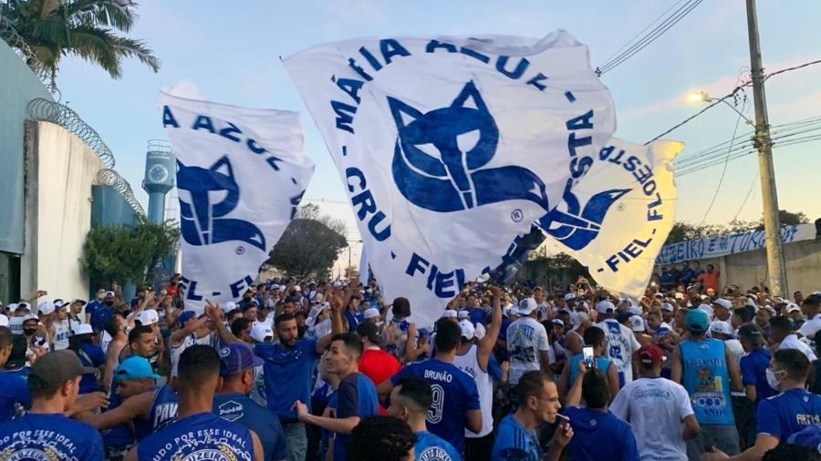 Torcedores do Cruzeiro querem saída de Sérgio Santos Rodrigues da presidência do clube - Somos Gigantes/Divulgação