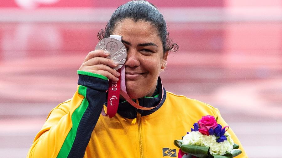 Marivana Oliveira fatura prata no arremesso de peso nas Paralimpíadas de Tóquio - ALE CABRAL/CPB