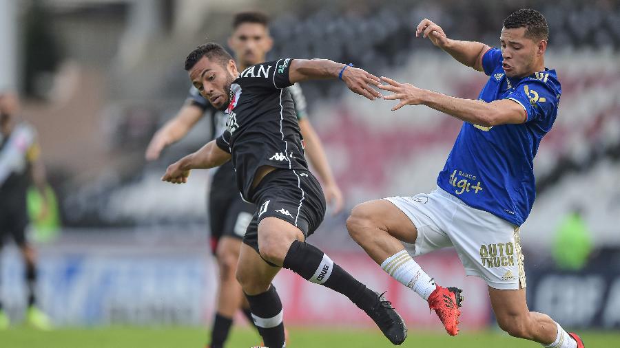 Vasco empatou com o Cruzeiro, mas Globo não viu gol anulado do Cruz-Maltino e só percebeu resultado após apito final - Thiago Ribeiro/AGIF