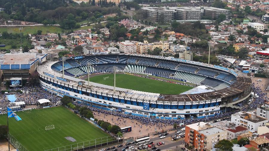 Estádio Olímpico está fechado e prefeitura reclama do estado de abandono da área de 8 hectares - Lucas Uebel/Grêmio FBPA