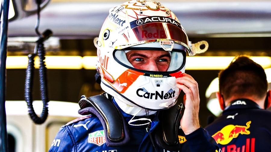 O holandês Max Verstappen, líder do Mundial de F-1, neste sábado, no circuito do Texas - Red Bull