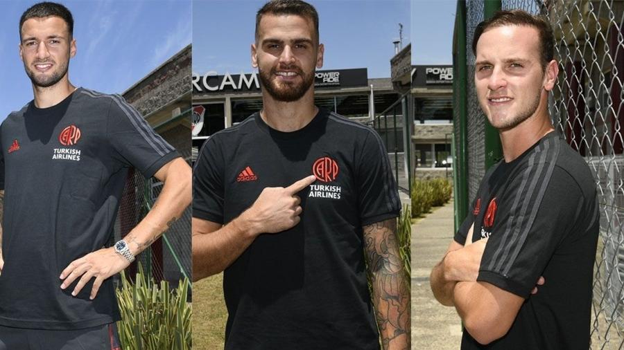 Mammana, Gonzalez Pirez e Pochettino, reforços do River Plate para 2022 - Divulgação CARP