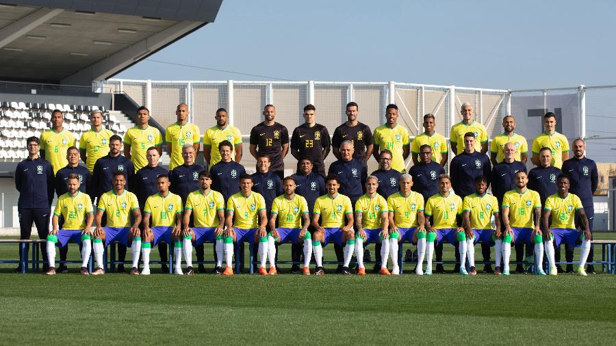 Delegação da seleção brasileira que disputou a Copa do Mundo de 2022 - Lucas Figueiredo/CBF