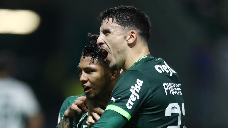 Rony vibra após marcar em Palmeiras x Coritiba, jogo do Campeonato Brasileiro - Carla Carniel/Reuters