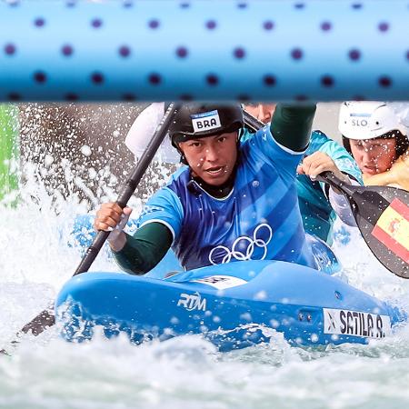 Ana Sátila se classifica para as quartas de final da canoagem cross nas Olimpíadas de Paris