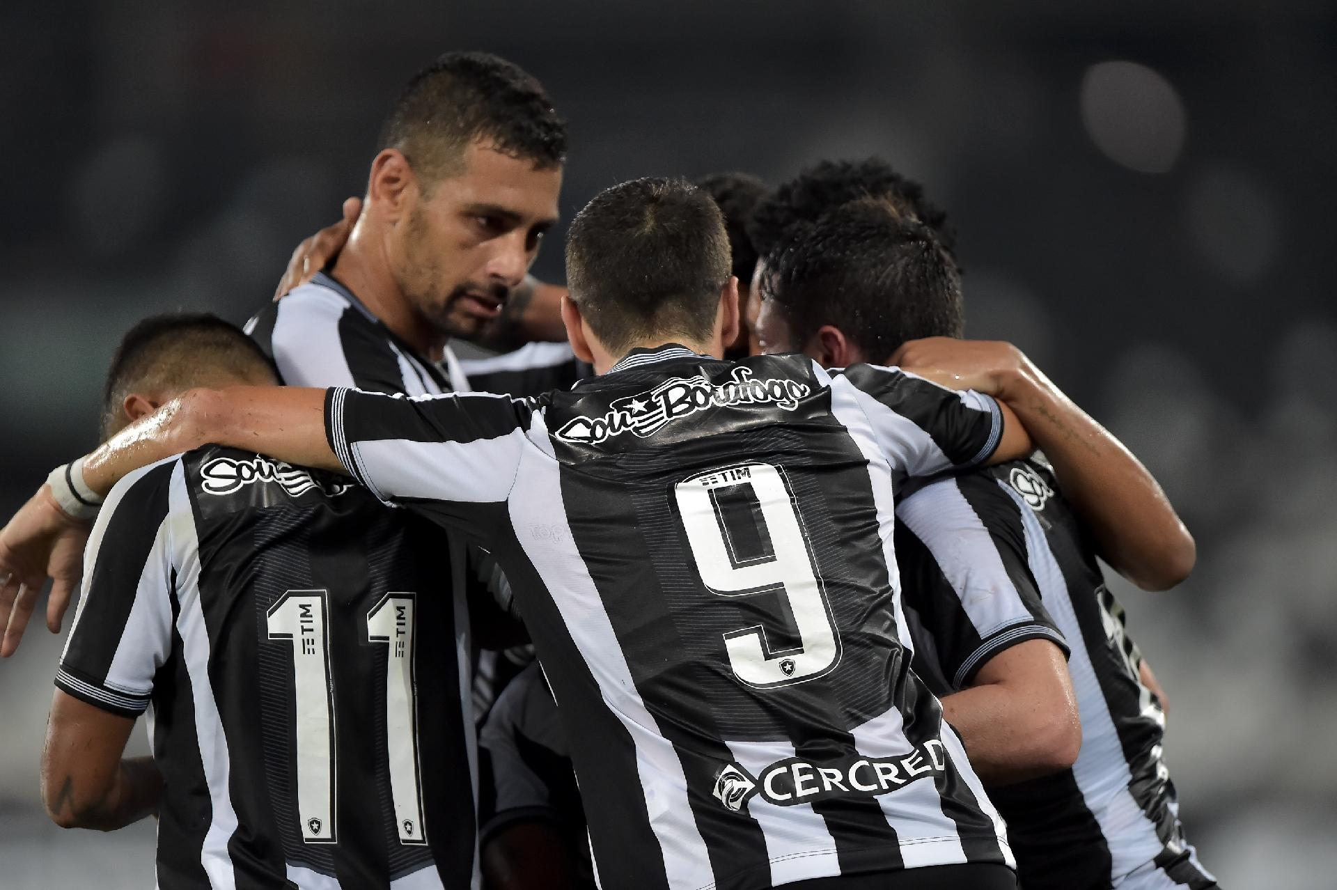 Resultado de imagem para Para avanÃ§ar na competiÃ§Ã£o continental, o Botafogo terÃ¡ de contar com seu poderio ofensivo para manter vivo o sonho de tÃ­tulo. No Brasileiro, o Bota tem campanha considerada boa internamente (7Âª colocaÃ§Ã£o, com 9 pontos), mas a equipe marcou apenas cinco gols em cinco rodadas, o que incomoda.ApÃ³s o tropeÃ§o ante o Esmeraldino, o tÃ©cnico Eduardo Barroca elogiou a postura do time, mas deixou claro que o Botafogo foi pouquÃ­ssimo efetivo contra o GoiÃ¡s"A gente nÃ£o conseguiu transformar o controle que tivemos em chegadas de forma efetiva. Temos uma sequÃªncia importante, entÃ£o, temos de virar o chip e dar confianÃ§a aos jogadores. Eles estÃ£o tentando executar o que estamos treinando. Vamos nos recuperar para o jogo da Sul-Americana", ponderou o treinador.Ainda que o comandante tenha exaltado a postura de sua equipe, fato Ã© que o goleiro Tadeu, do GoiÃ¡s, apenas assistiu o jogo. Salvo em boa jogada individual de Bochecha, o Bota esteve longe de agredir o rival, algo admitido pelo capitÃ£o Joel Carli, em entrevista Ã  "Globo":"A gente no comeÃ§o fez o que trabalhamos, mas passamos longe de fazer gol e isso dificulta".Principais esperanÃ§a de gol do torcedor, Erik e Diego Souza fizeram uma partida abaixo da mÃ©dia ontem, assim como boa parte da equipe. Sem muito tempo para trabalhar, Barroca e seus comandados terÃ£o de caprichar no dever de casa atÃ© quarta-feira.