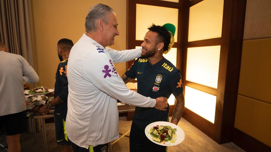 Neymar tem a confiança de Tite na seleção brasileira - Lucas Figueiredo/CBF