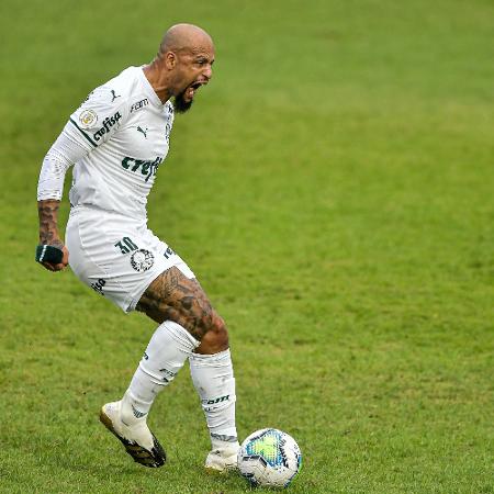 Felipe Melo durante jogo entre Palmeiras e Vasco - Thiago Ribeiro/AGIF