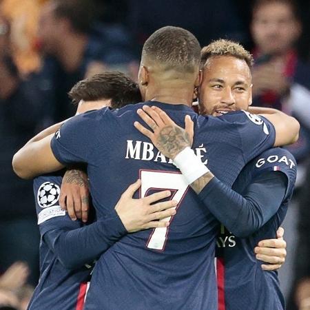 PSG x Troyes: Messi, Neymar e Mbappé estão relacionados no time de Paris - Geoffroy VAN DER HASSELT / AFP