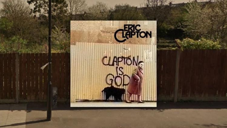 "Clapton is God" - foto relativa ao cantor Eric Clapton