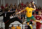 Com Toni Garrido na torcida, Brasil estreia no handebol com passeio - Danilo Verpa/Folhapress, ESPORTE