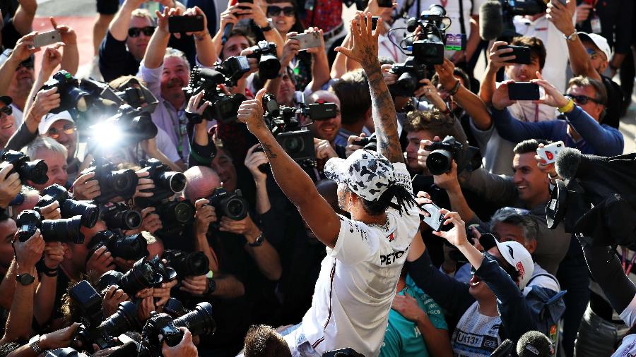 Lewis Hamilton é hexacampeão do mundo - Mark Thompson/Getty Images/AFP