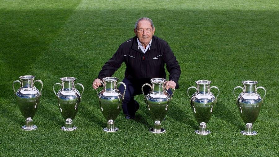 Ex-ponta Francisco "Paco" Gento é considerado um dos maiores jogadores de todos os tempos em sua posição; ele morreu aos 88 anos - Divulgação/Real Madrid