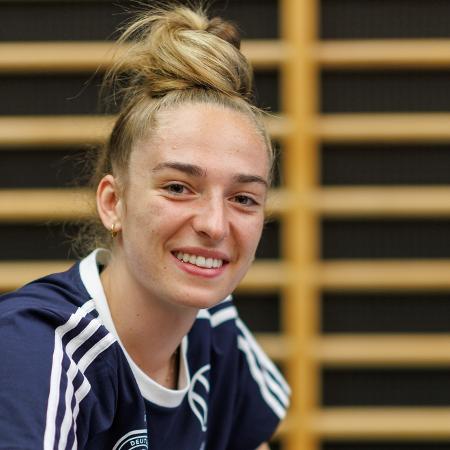 Sophia Kleinherne, zagueira da seleção alemã que disputa a Copa do Mundo feminina