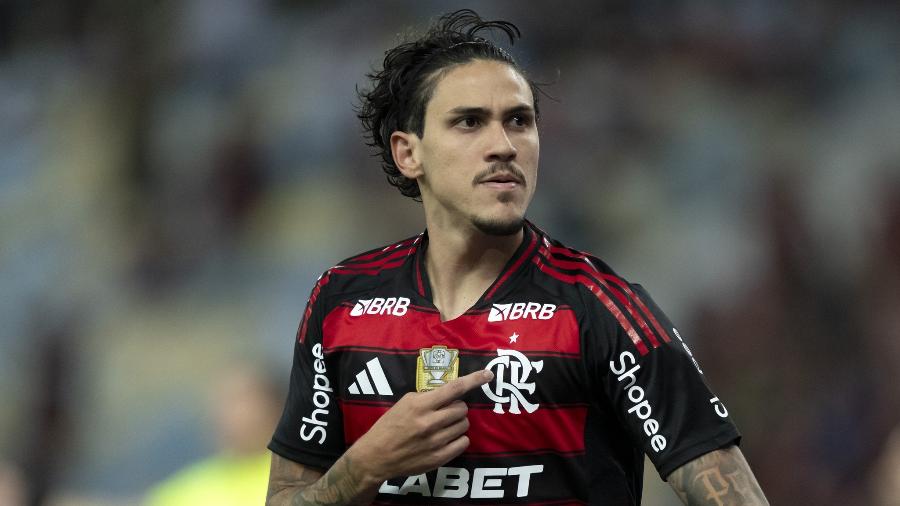 Pedro celebra gol em Flamengo x Botafogo-PB, duelo da Copa do Brasil Pedro celebra gol em Flamengo x Botafogo-PB, duelo da Copa do Brasil