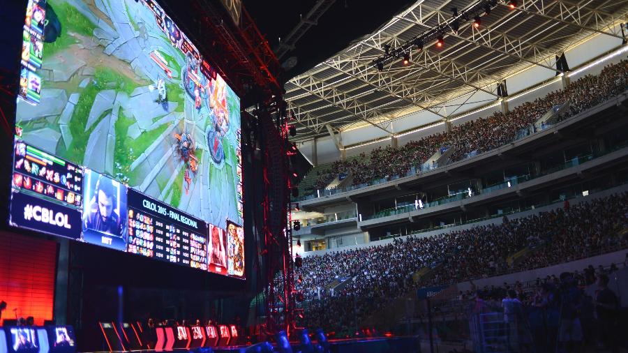 Em 2015, final do game League of Legends reuniu cerca de 12 mil pessoas no estádio do Palmeiras - Peu Robles/Folhapress