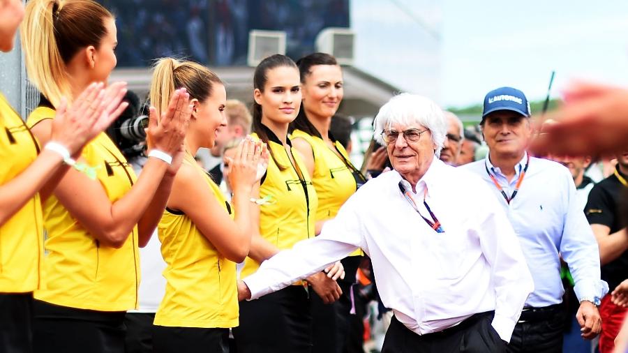 Bernie Ecclestone chega para o GP da Hungria de 2015 - Lars Baron/Getty Images