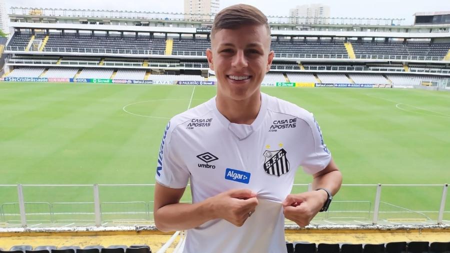 Matheus Moraes é mais uma aposta da base santista - Reprodução