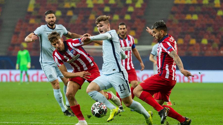 O Chelsea levou a melhor nos dois duelos contra o Atlético de Madrid - Cristi Preda/DeFodi Images via Getty Images