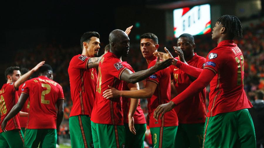 Portugal se classificou para a Copa do Mundo após vitória sobre a Macedônia do Norte pelas Eliminatórias Europeias - REUTERS/Pedro Nunes
