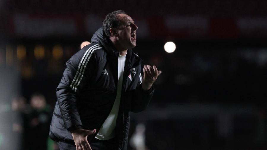 Rogério Ceni, durante a partida do São Paulo contra o Juventude - Miguel SCHINCARIOL/São Paulo FC